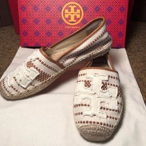 Authentic Tory Burch espadrilles in box 💕